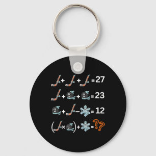 Funny 67 Hockey Drip Meme Number Math Teacher Keychain