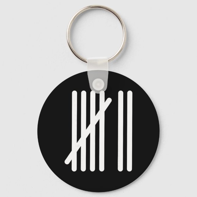 Funny 67 Math Teacher Kindergarten Number Counting Keychain (Front)