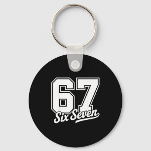 Funny 67 Meme 6 7 Keychain