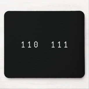 Funny 67 Meme Binary Code Computer Science Nerd Sl Mouse Pad