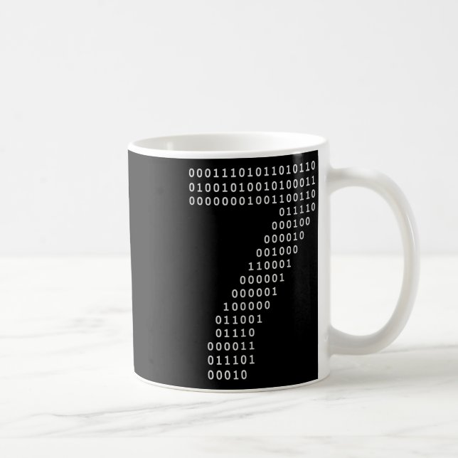 Funny 67 Meme Binary Code Tech Geek Digital Six Se Coffee Mug (Right)