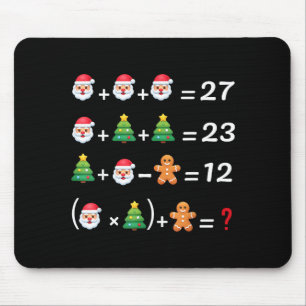 Funny 67 Meme Christmas Math Teacher Santa Six Sev Mouse Pad