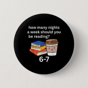 Funny 67 Meme English Teacher Reading Book Lover H 2 Inch Round Button