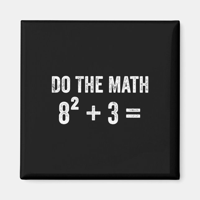 Funny 67 Meme Math Six Seven Teacher Brainrot Joke Magnet (Front)