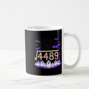 Funny 67 Meme Math Teacher 6 7 Halloween Square Ro Coffee Mug