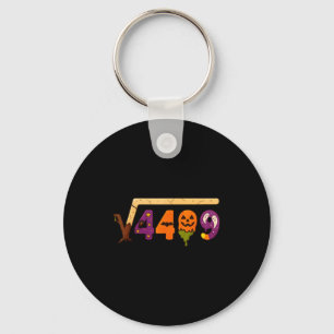 Funny 67 Meme Math Teacher 6 7 Halloween Square Ro Keychain