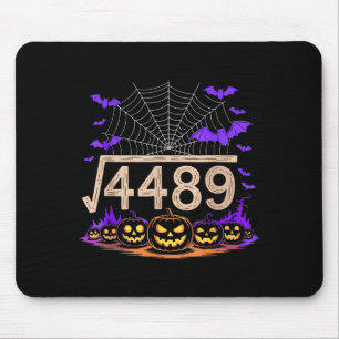 Funny 67 Meme Math Teacher 6 7 Halloween Square Ro Mouse Pad