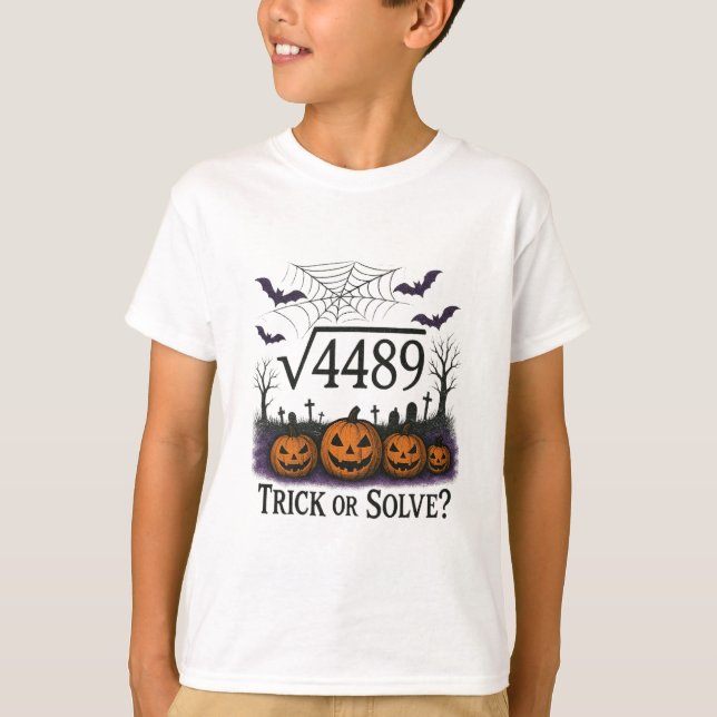 Funny 67 Meme Math Teacher 6 7 Halloween Square Ro T-Shirt (Front)