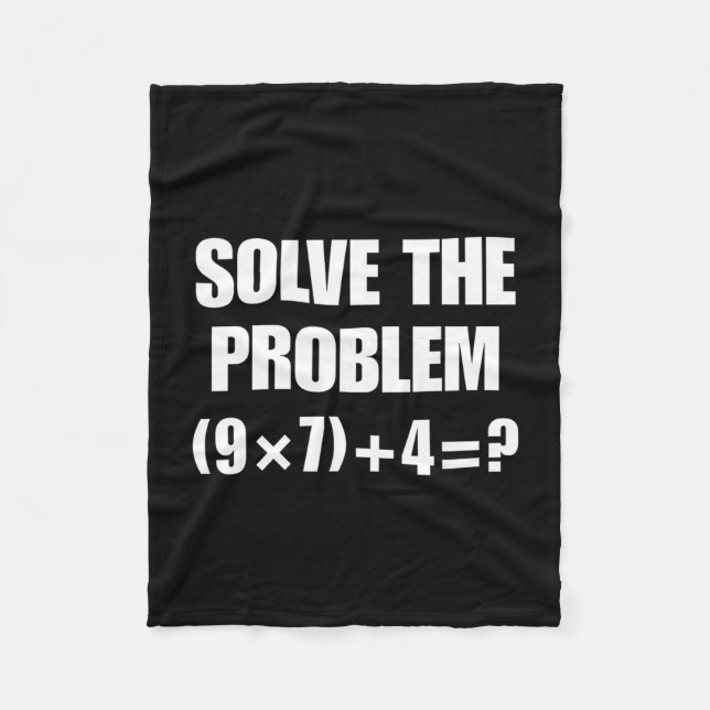 Funny 67 Meme Pemdas Elementary Math Teacher Brain Fleece Blanket (Front)
