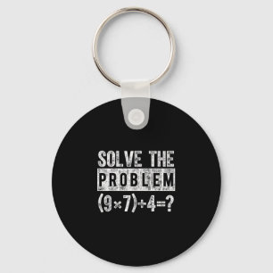 Funny 67 Meme Pemdas Elementary Math Teacher Brain Keychain
