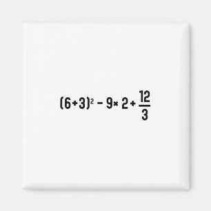 Funny 67 Meme Pemdas Elementary Math Teacher Brain Magnet