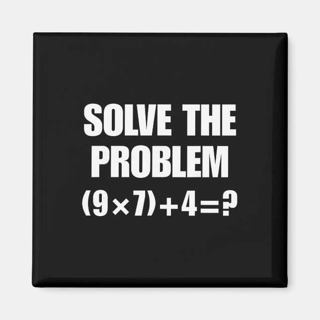 Funny 67 Meme Pemdas Elementary Math Teacher Brain Magnet (Front)