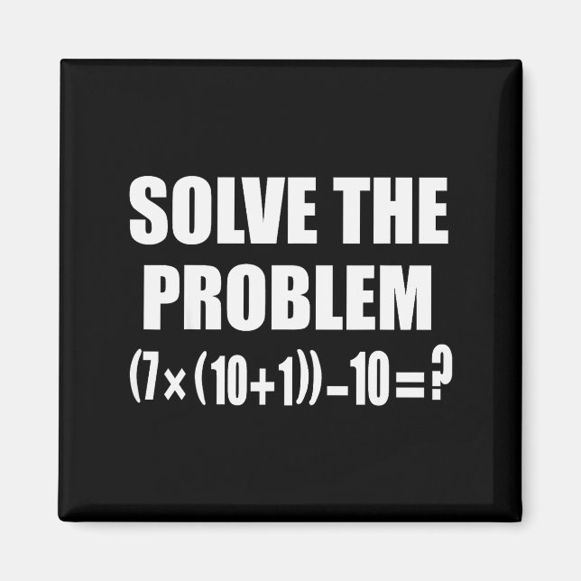 Funny 67 Meme Pemdas Elementary Math Teacher Brain Magnet (Front)