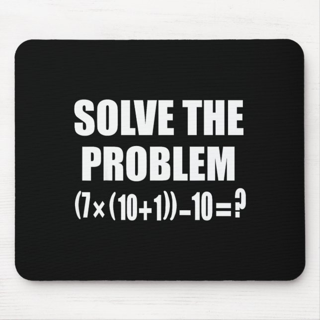 Funny 67 Meme Pemdas Elementary Math Teacher Brain Mouse Pad (Front)