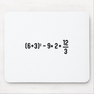 Funny 67 Meme Pemdas Elementary Math Teacher Brain Mouse Pad