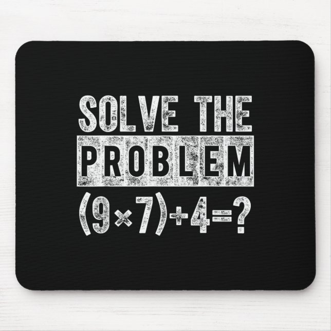 Funny 67 Meme Pemdas Elementary Math Teacher Brain Mouse Pad (Front)