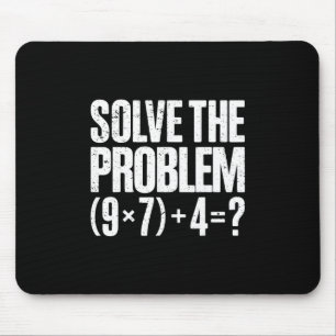 Funny 67 Meme Pemdas Math Teacher Brainrot Element Mouse Pad