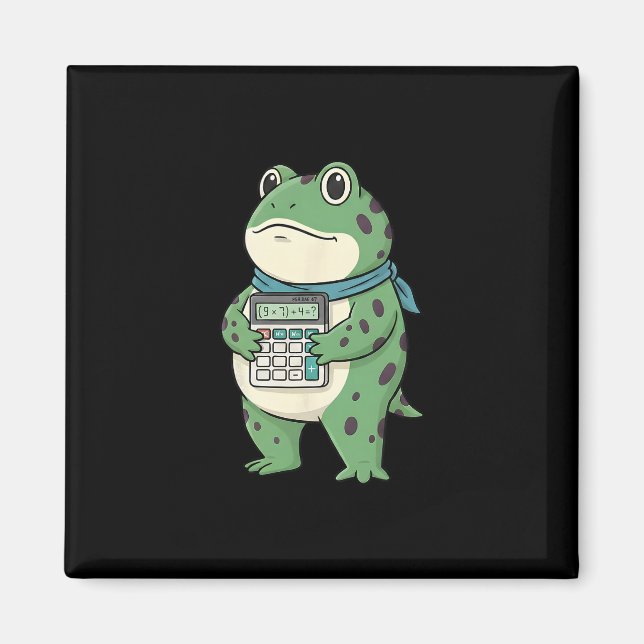 Funny 67 Meme Pemdas Math Teacher Six Seven Frog  Magnet (Front)