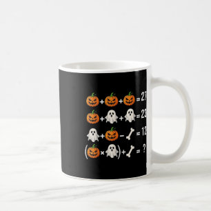Funny 67 Meme Pumpkin Ghost Math Teacher Costume  Coffee Mug