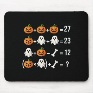 Funny 67 Meme Pumpkin Ghost Math Teacher Costume  Mouse Pad