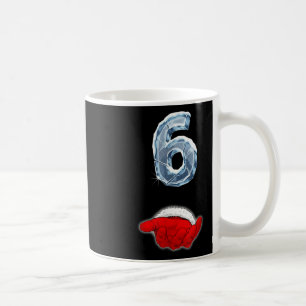 Funny 67 Meme Santa Hand Six Ironic Christmas Coup Coffee Mug