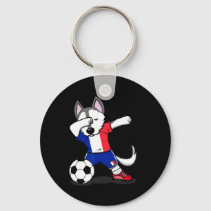 Funny 67 Meme Santa Hand Six Ironic Christmas Coup Keychain