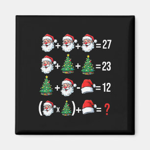 Funny 67 Meme Santa Math Teacher Christmas Pajama Magnet