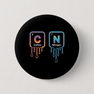 Funny 67 Meme Science Chemistry Nerd Humor Periodi 2 Inch Round Button