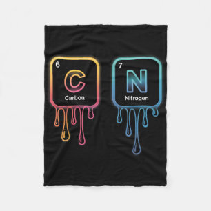 Funny 67 Meme Science Chemistry Nerd Humor Periodi Fleece Blanket