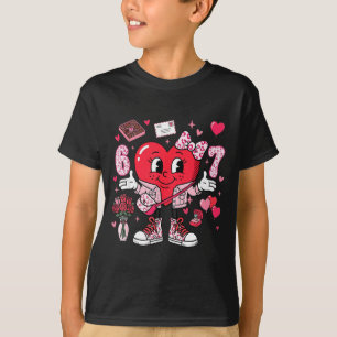 Funny 67 Meme Six Seven 6 7 Valentine Hearts Valen T-Shirt