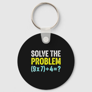 Funny 67 Meme Six Seven Math Teacher Brain-rot Jok Keychain