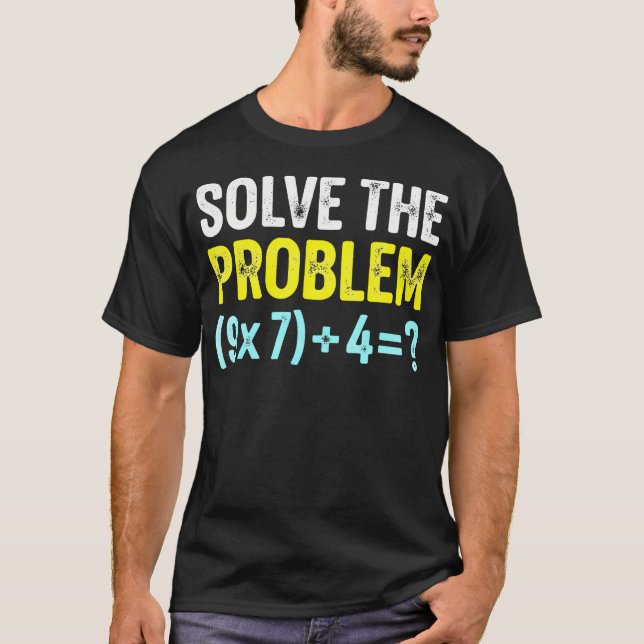 Funny 67 Meme Six Seven Math Teacher Brain-Rot T-Shirt (Front)