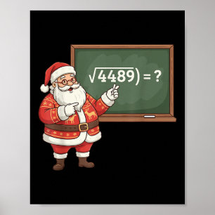 Funny 67 Meme Six Seven Math Teacher Christmas Gen Poster