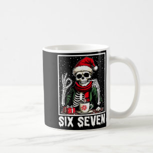 Funny 67 Meme Skeleton 67 Christmas Holiday Women  Coffee Mug