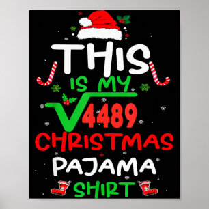 Funny 67 Meme Square Root 4489 Slang Math Teacher Poster