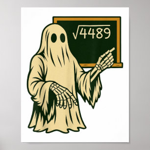 Funny 67 Meme Square Root 4489 Slang Math Teacher  Poster