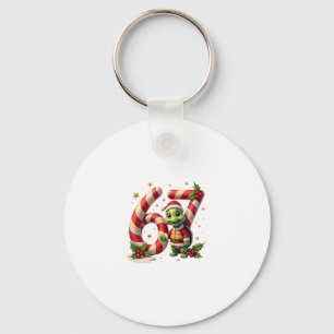 Funny 67 Meme Turtle Christmas PJm Men Women Famil Keychain