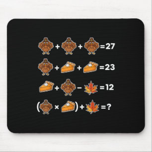 Funny 67 Memethanksgiving Math Teacher Puzzle Turk Mouse Pad