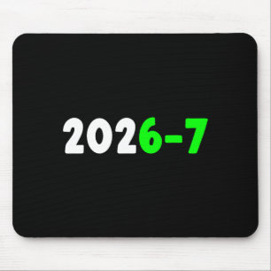 Funny 67 New Year 2026 Graphic  Mouse Pad