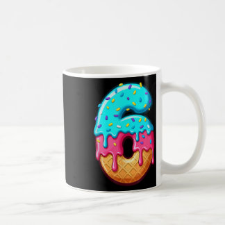 Funny 67 Number 6 Ice Cream Drip Meme Matching Gro Coffee Mug