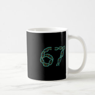 Funny 67 Number Meme Dna Replication Molecular Sci Coffee Mug