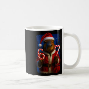 Funny 67 Santa Capyra Six Seven Ironic Christmas M Coffee Mug