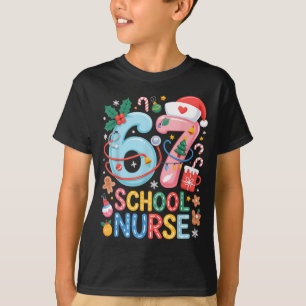 Funny 67 School Nurse Christmas Xmas Meme Holiday  T-Shirt