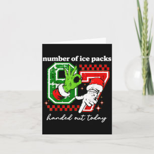 Funny 67 School Nurse For Christmas 6 7 School Nur Card