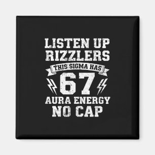 Funny 67 Shirt Meme Six Seven Magnet