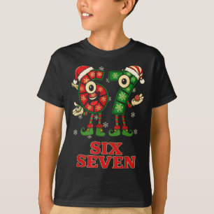 Funny 67 Six Seven 6-7 Italian Christmas Holiday W T-Shirt