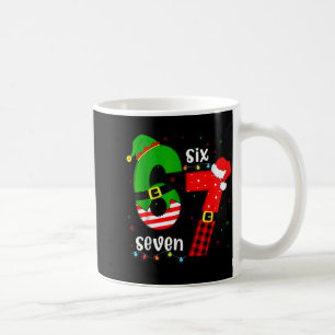 Funny 67 Six Seven Christmas Boys Girls Kids Teens Coffee Mug
