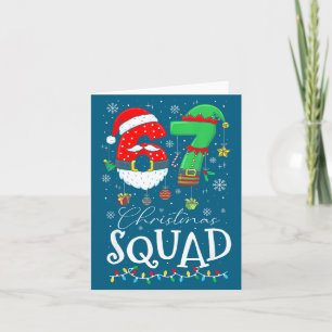 Funny 67 Six Seven Crew Meme Christmas Squad 6 7 S Card