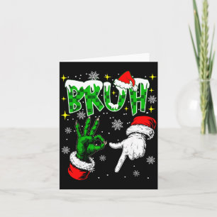 Funny 67 Six Seven Meme Christmas 6 7 Tee Gen Z Sl Card