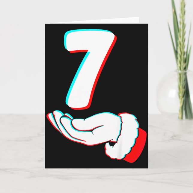 Funny 67 Six Seven Meme Couple Matching Christmas  Card (Front)
